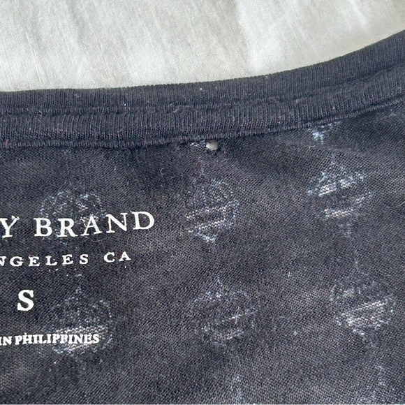 Lucky Brand BoHo Print T Shirt Tee Top - Picture 9 of 10